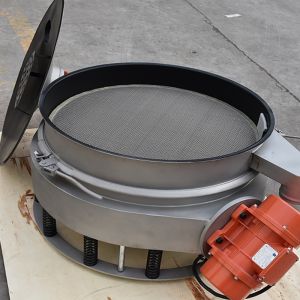 food-grade vibrating screener for particle screening