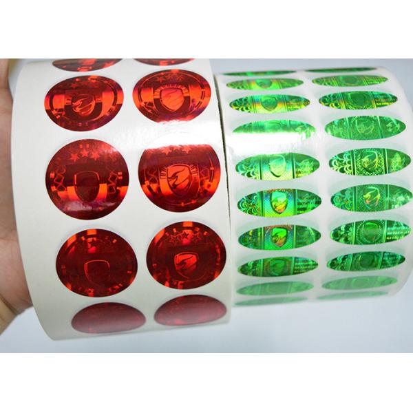 25mircon Custom Printed Hologram Stickers , 3D Master Custom Logo Hologram
