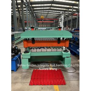 Metal Corrugated Roof Sheet Roll Forming Machine Cold Galvanizing Line