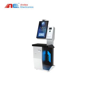 Touch Screen Kiosk All In One Automatic Query Machine RFID Self Service Kiosk For Multiple Book Check In And Out