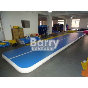 10cm / 20cm / 30cm High Blue Air Track Gymnastics Mat Custom Made