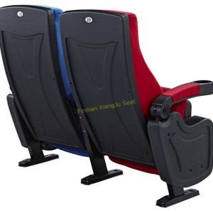 High Back Reclined Home Cinema Theater Chairs With Fireproof Fabric