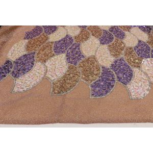 Embroidered Bridal Lace Fabric By The Yard Multipurpose Multipatterned