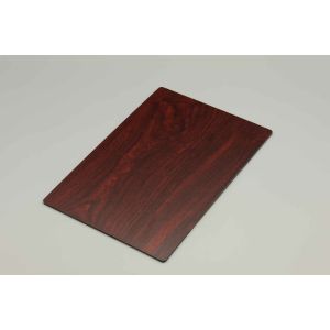 Scratch-resistant Yellow Walnut Aluminum Composite Panel 4MM wall cladding
