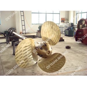 Copper Controllable Boat Parts , Pitch Propeller Marine Propulsion Engine