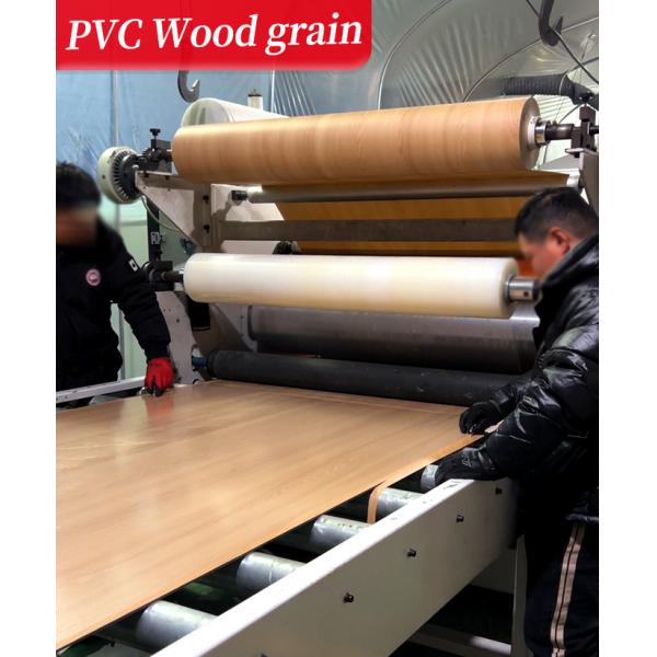 Waterproof And Mildew Proof Flat Wood Grain 1220mm Decorative PVC Wallboard Wall Panels