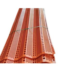 Design High Strength Coking Plant Yard Windbreak Fence Panels Double Peak Type