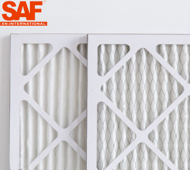Paper Frame Disposable Panel Air Filter Primary Efficiency For AHU System