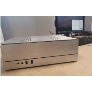 Black Silver 210mm Width SPCC HTPC Gaming Case