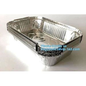 500ml smoothwall aluminum foil disposable oven safe food container,4LB / 1133