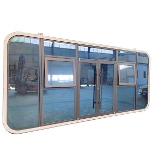 Chinese Design Style Steel Apple Cabin Portable House for Tiny House Hotel and