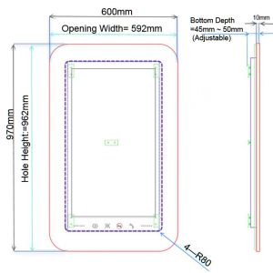 Elevator Parts 32 Inch TFT Touch Control Operating Panel Elevator Touch COP