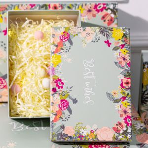 New Custom Gift Box With Top And Bottom Cover For Holiday Party Gift Box For