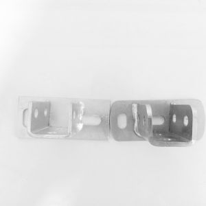 Buy cheap Customized Strut Channel Fittings Flat Angle silver For electrical Channel from wholesalers