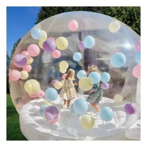 Allowing More Than 10 Passengers Inflatable Crystal Igloo Dome Bubble Tent for