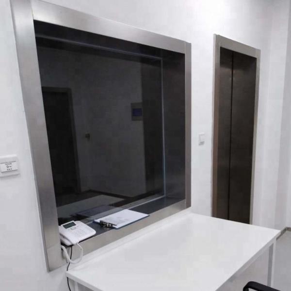 Radiology Lead Glass Radiation Shielding Thickness 15 mm Class I Grade