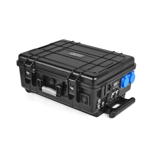 Electric Car Lithium Portable Power Station Bank Trolley Case Solar Backup