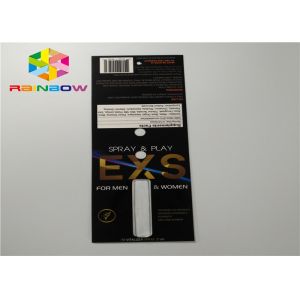 Custom Slide Blister Card Packaging Spray Folding Packaging Paper Card With Hole
