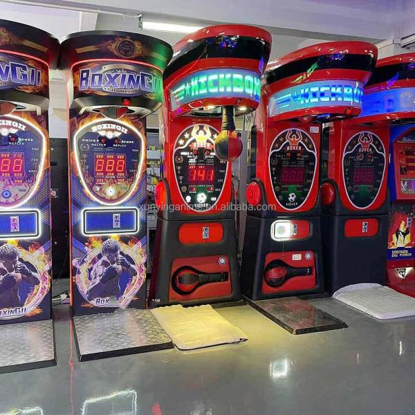 Dragon Boxing Punch Machine For Electronic Hammer US PLUG