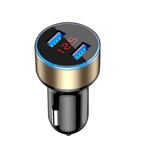 2 Port 60mm QC 3.0 3.1A 30W Dual USB Car Charger