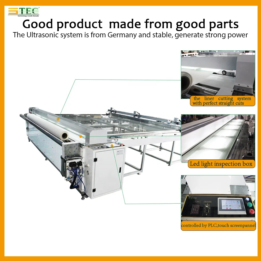 Automatically Roller Blinds Fabric Cutting Machine Two Models Cutting Crush