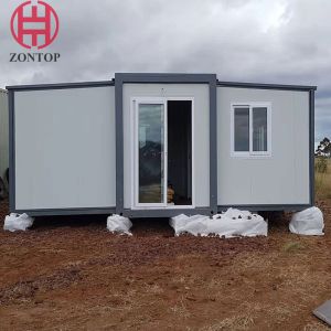 Zontop China 2 Bedrooms 20 Ft 40 Ft Portable Prefab Folding Expandable Container