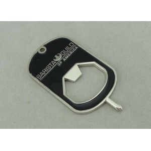 Die Casting Personalized Dog Tags for Barista Guild With Zinc Alloy Tool