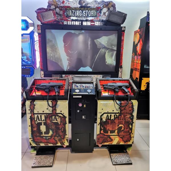 Indoor Entertainment Coin Operated 55 Inch Razing Storm Shooting Game Machine