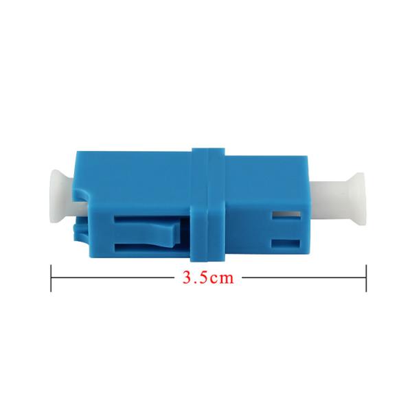 PVC duplex Single Mode LC LC Fiber Optic Adapters