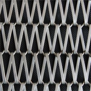 Architectural Stainless Steel Chain Link Conveyor Belt Wire Mesh Decorative