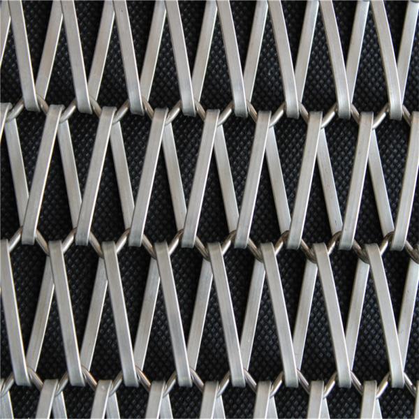 Architectural Stainless Steel Chain Link Conveyor Belt Wire Mesh Decorative