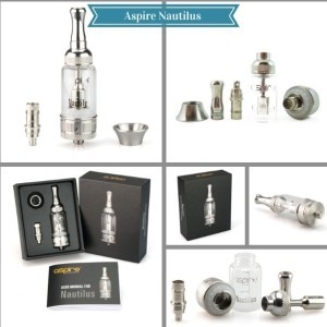 Wholesale Aspire Nautilus Clearomizer with Bottom Dual Coil