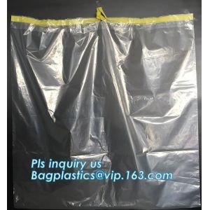 Cheap Medical Drawstring Biohazard Waste Bags, HDPE/LDPE drawstring type