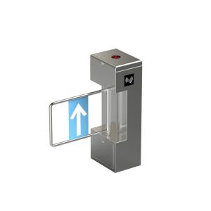 Bidirectional Single Pole Security Swing Barrier Turnstile Remote Access Control