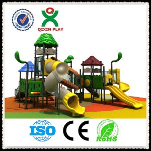Plastic outdoor playground slides for sale factory, kids slides for playground