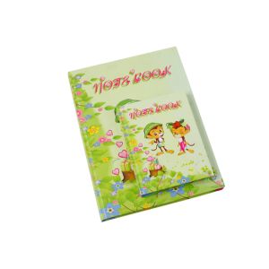 Cute monkey hard cardboard cover Lenticular Notebook