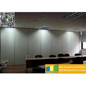 Motorized Manual Operated Projector Fireproof Sliding Partition Wall For