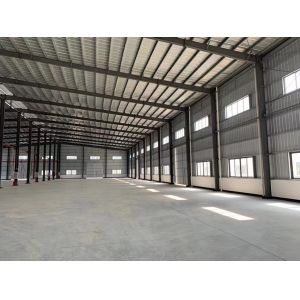 Prefabricated H Beam Steel Structure Factory With Sandwich Panel Wall And Roof