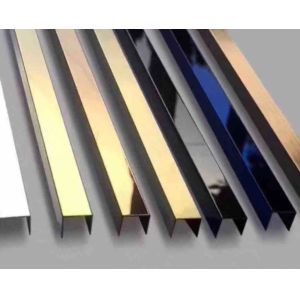 China Stainless Steel Color U Channel Trim Size Manufacturer In Foshan Factory