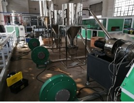 SJZ65/132 PVC Plastic Recycling Granulator Machine Hot Cutting Plastic Recycling