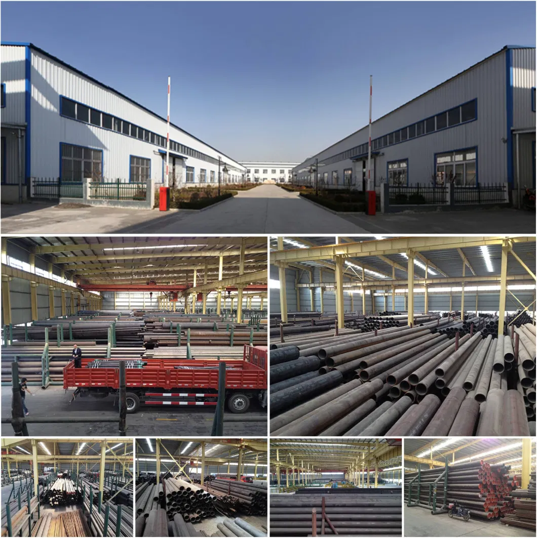 Pipe Supplier Raw Material SAE 1020 1045 Seamless Steel Pipe for Hot Rolled Carbon Alloy Large Diameter Thick Wall Sch40 Sch80 Seamless Fluid Boiler Steel Pipe