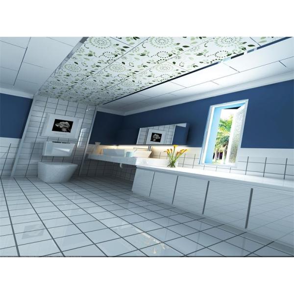 Rustproof Garage PVC Ceiling Panels Waterproof With High Glossy