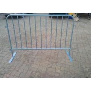 Road Safety Crowd Barrier Control Temporary Mesh Fence 25mm Round Pipe Frame