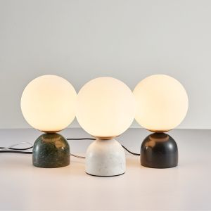 Marble table lamp modern mini table lamp bedroom glass ball table lamp（WH-MTB-15