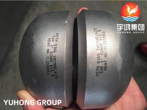 China Steel Pipe Fittings , ASTM B366 Inconel 625 / UNS N06625 Nickel Alloy Butt Weld Cap on sale