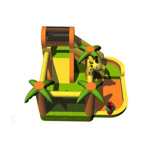 840D Oxford Inflatable Jumping Castle Bouncer With Water Slide