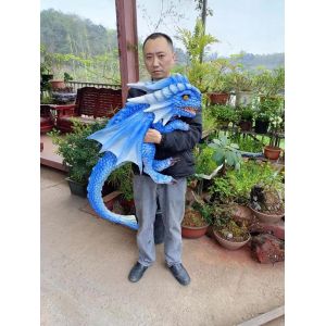 Cuddly Dinosaur Puppet Plush / Silicone / Sponge Material