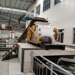 25 M3/hr Capacity Roller Crusher Brick Plant Machine For Raw Materials Coarse