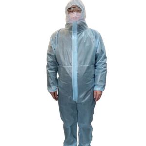 Non Seterile Disposable Isolation Gowns Anti Bacterial Polypropylene Coverall