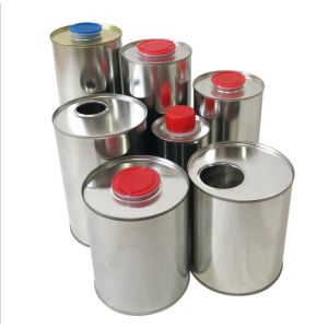 Empty Custom Auto Lubricant Metal Packaging Engine Oil Tin Can